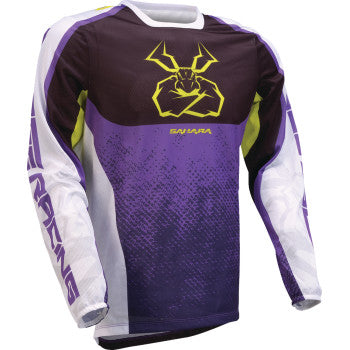 Moose Offroad Sahara Jersey - Purple/Hi-Viz