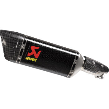 Akrapovic Carbon Fiber Slip-On Muffler for 2022-2025 Yamaha YZF-R3 / MT-03 - S-Y3SO5-HAPC