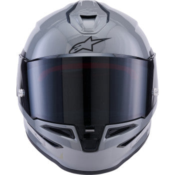 Alpinestars Supertech R7 22.06 Solid Motorcycle Helmet - Gloss Gray - 0101-19007