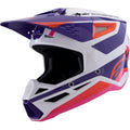 Alpinestars SM3 Heat Motorcycle Helmet - Gloss White/Purple/Pink - 0110-9024