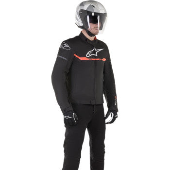 Alpinestars T-SPS Waterproof Jacket - Black/Red Fluo - 3200120-1030