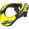 Alpinestars Youth Neck Support - Black/Yellow Fluo - 2707-0113