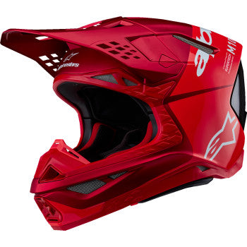 Alpinestars Supertech M10 Flood MIPS Motorcycle Helmet - Red Fluo/Red - 0110-8591