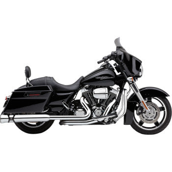Cobra Race-Pro Slip-On Mufflers for Select 1995-2016 Harley-Davidson Touring / Tri Glide Models - Chrome - 6218