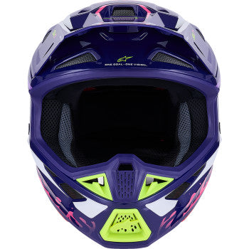 Alpinestars SM7 Deed Motorcycle Helmet - Gloss Purple/Pink - 0110-9300
