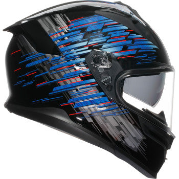 AGV K7 Genisys Motorcycle Helmet - Black/Blue/Gray