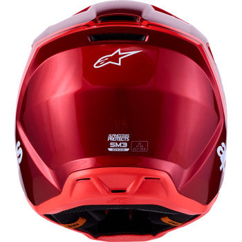 Alpinestars SM3 Radium Motorcycle Helmet - Red/Red Fluo/White - 0110-9807