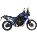 LeoVince LV One Evo High-Mount Slip-On Muffler for 2019-2026 Yamaha Tenere 700 - Matte Black - 14465EBU