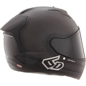 6D ATS-1R Solid Helmet – Matte Black – Large – 0101-15126 / 30-0987 ATS-1R
