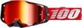 100% Armega Goggle - Red Mirror Red Lens - 50005-00033
