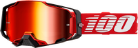 100% Armega Goggle - Red Mirror Red Lens - 50005-00033