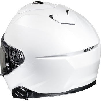 HJC i71 Solid Motorcycle Helmet - White - 0101-19862