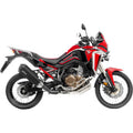 Leovince LV-12 R Slip-On Muffler for 2020-2022 Honda CRF1100L Africa Twin / Adventure Sports ES - Black - 15311BU