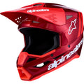 Alpinestars SM3 Radium Motorcycle Helmet - Red/Red Fluo/White - 0110-9807