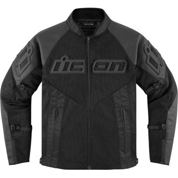 Icon Mesh AF™ Leather Jacket - Black
