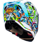 ICON Ultraflite Doodle 3 MIPS Motorcycle Helmet - Blue