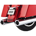Vance & Hines Hi-Output Slip-On Mufflers for Select Harley-Davidson Street Glide / Road Glide / Touring Models - Chrome - 16463
