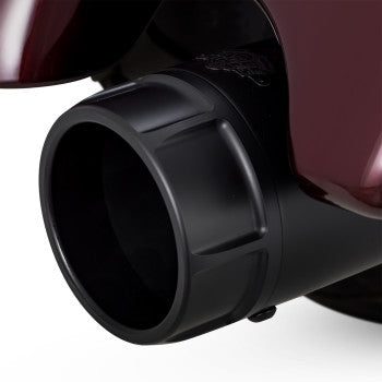 Vance & Hines 4-1/2" Torquer Slip-On Mufflers for Select Harley-Davidson Street Glide / Road Glide / Touring Models - Black - 46674