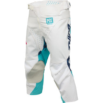 Thor Youth Launchmode Bleach Pants - White/Aqua