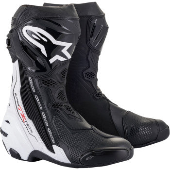 Alpinestars Supertech R Boots - Black/White - 2220021-12-44