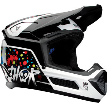 Thor Youth Fleet Helmet - Splat - Black