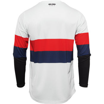 Thor Hallman Differ Draft Jersey - White/Red/Navy