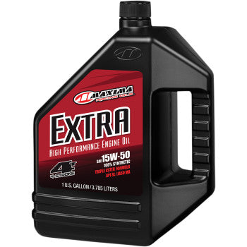 Maxima Racing Oil Extra Synthetic 4T Oil - 15W-50 - 1 U.S. gal.