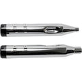 S&S Cycle 4-1/2" MK45 Performance Mufflers for Select Harley-Davidson Street Glide / Road Glide / Touring Models - Black Thruster - 550-0664