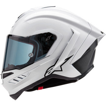 Alpinestars Supertech R10 Solid Motorcycle Helmet - Gloss White - 0101-17040