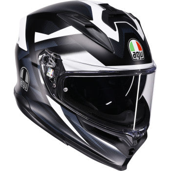 AGV K7 Glimpse Motorcycle Helmet - Matte Black/White