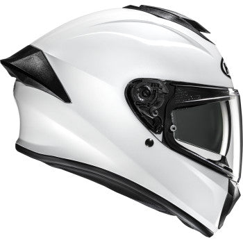 HJC C71 Solid Motorcycle Helmet - White - 0101-19664