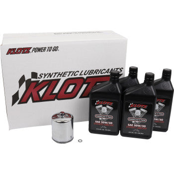 Klotz Oil Basic Oil Change Kit - '84-'99 Evolution Big Twin - KH-103