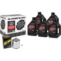 Maxima Racing Oil Quick Change M8 Synthetic 20W-50 Oil Change Kit - Chrome Filter - 90-129015PC