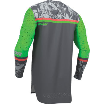 Thor Sportmode Punk'd Jersey - Charcoal/Green