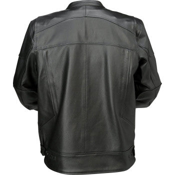 Z1R Justifier Leather Jacket - Black