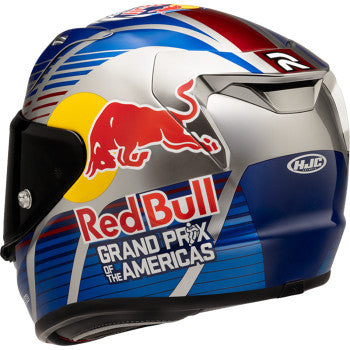 HJC RPHA 12N Red Bull Austin GP II Motorcycle Helmet - 0101-20053