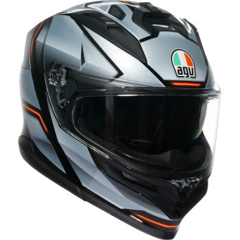 AGV K7 Jaeger Motorcycle Helmet - Black/Silver