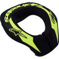 Alpinestars Youth Sequence Neck Roll - L/XL - Yellow Fluo/Black - 6741018-551-LXL