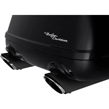Vance & Hines Twin Slash Slip-On Mufflers for 2017-2025 Harley-Davidson Freewheeler / 2023-2025 Road Glide 3 - Black - 46796