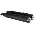 Vance & Hines Razorback 450 Slip-On Mufflers for Select Harley-Davidson Street Glide / Road Glide / Touring Models - Black - 47960