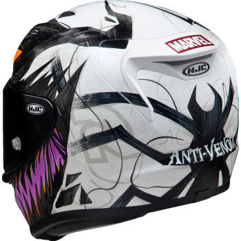 HJC RPHA 12N Marvel - Anti Venom II Motorcycle Helmet - MC8 - 0101-20417