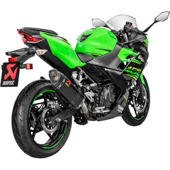 Akrapovic Carbon Fiber Muffler for Select Kawasaki Ninja 400 / Ninja 500 / Z400 / Z500 Models - S-K4SO6-APC