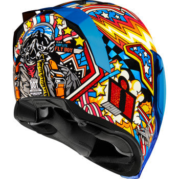 ICON Airflite Flyboy Motorcycle Helmet - Blue