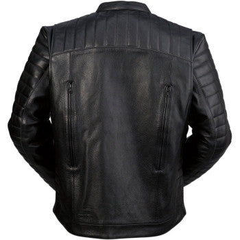 Z1R Artillery Leather Jacket - Black