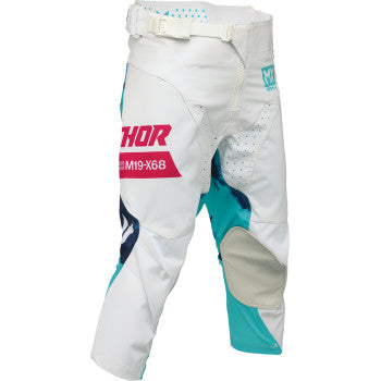 Thor Youth Launchmode Bleach Pants - White/Aqua
