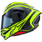 Alpinestars Supertech R7 Zeal 22.06 Motorcycle Helmet - Gloss Yellow Fluo/Black/White - 0101-19024