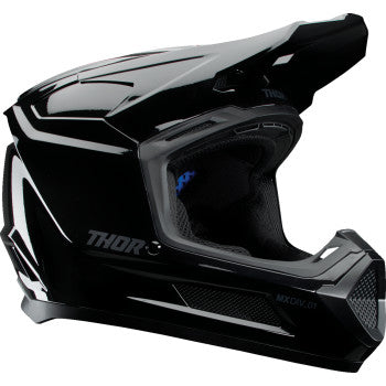 Thor Youth Fleet Helmet - Blackout - Gloss Black