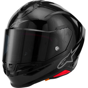 Alpinestars Supertech R7 22.06 Solid Motorcycle Helmet - Gloss Black - 0101-19002