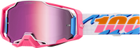 100% Armega Hiper Goggle - Lefreak Hiper Pink Mirror Lens - 50003-10022