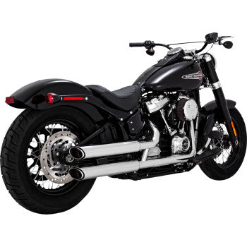 Vance & Hines 3" Twin Slash Slip-On Mufflers for Select Harley-Davidson Softail Models - Chrome - 16376